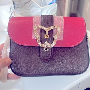 New! Never used. Coach Gemma Crossbody Butterfly Buckle Leather Purse